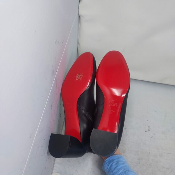 Christian Louboutin Black Turela Leather Ankle Boot - Picture 2 of 14